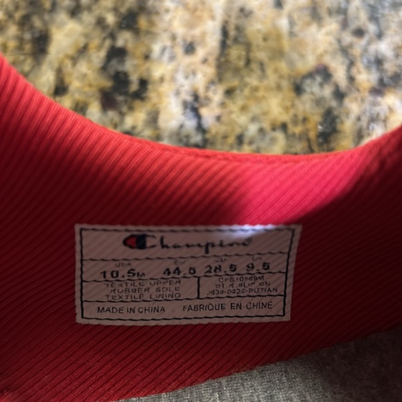 Champion Red Sneakers Legend Slip On Mesh - Picture 2 of 8